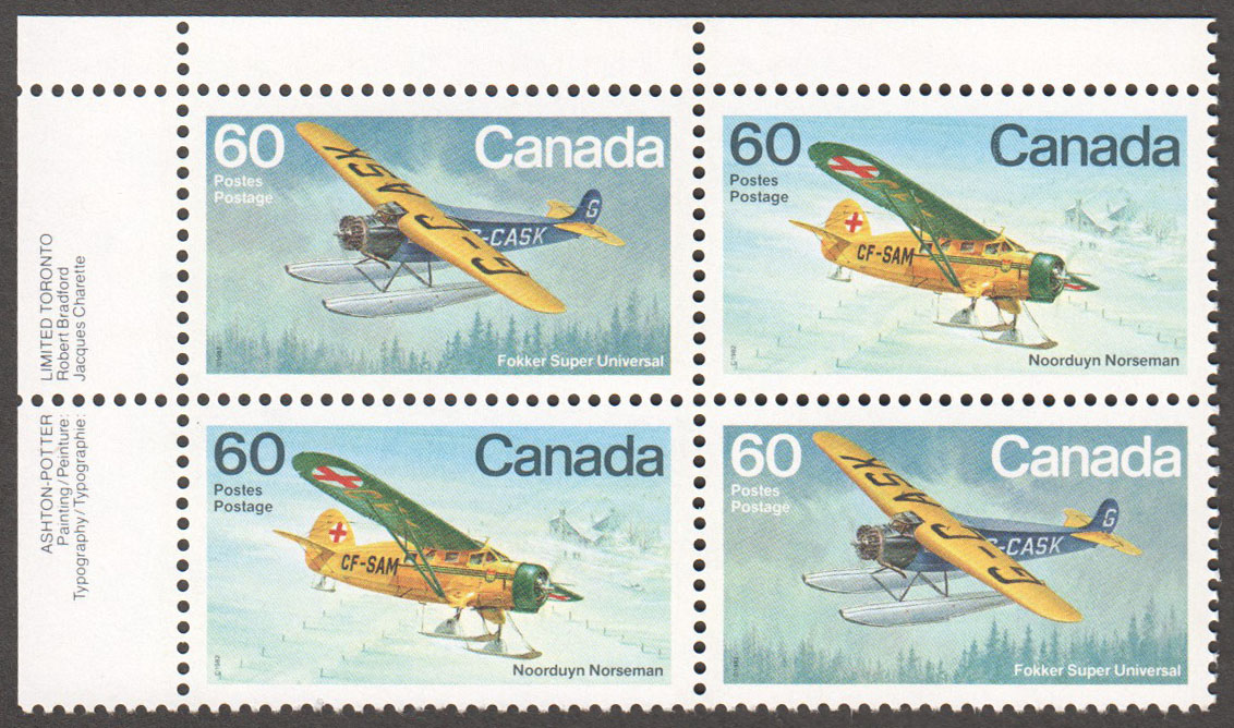 Canada Scott 972a MNH PB UL (A9-15) - Click Image to Close